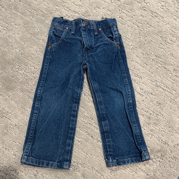 Wrangler Kids Dark Blue Jeans - Picture 1 of 2
